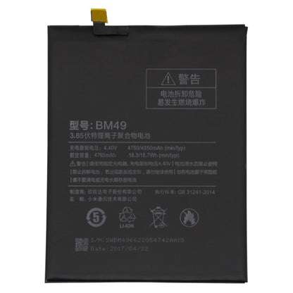 BM49 4760mAh pour batterie Li-Polymère Xiaomi Mi Max