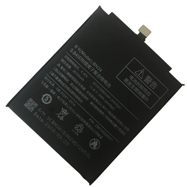 Batterie Li-polymère BN34 3010mAh pour Xiaomi Redmi 5A