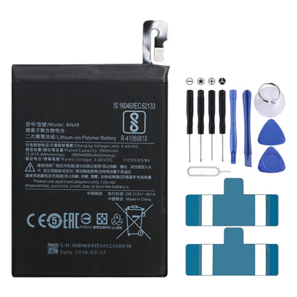 Batterie Li-polymère BN48 3900mAh pour Xiaomi Redmi Note 6 Pro