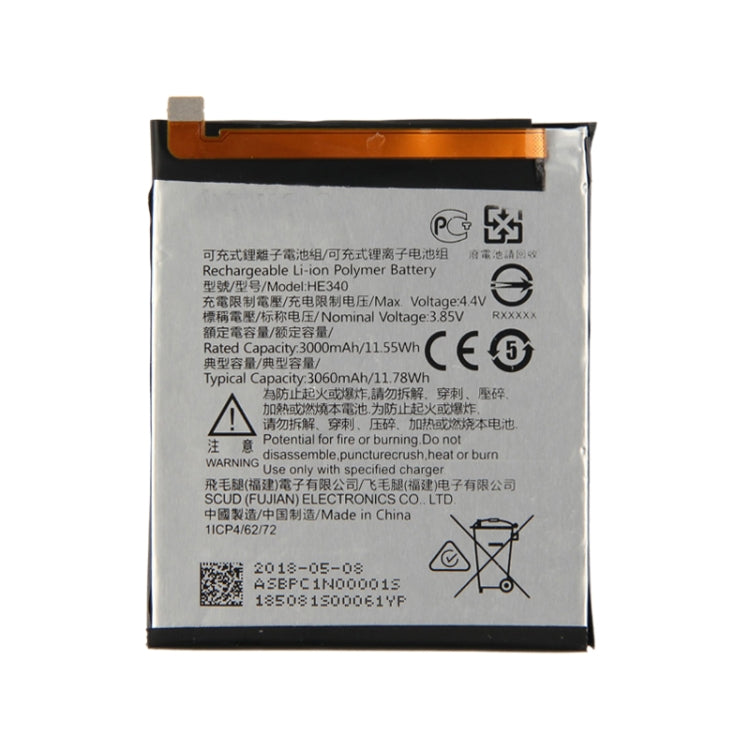 HE340 pour batterie polymère Li-ion Nokia 7