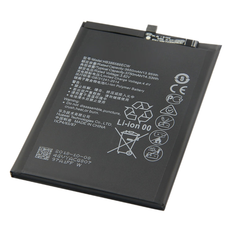 Batterie polymère Li-ion HB386589ECW pour Huawei Honor 8X/P10 Plus/Mate20 Lite/Nova 3/Honor Play/Nova 4