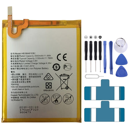 Batterie polymère Li-ion HB396481EBC pour Huawei Ascend G7 Plus/Honor 5X/G8/G8X/RIO L03-UL00TL00AL00