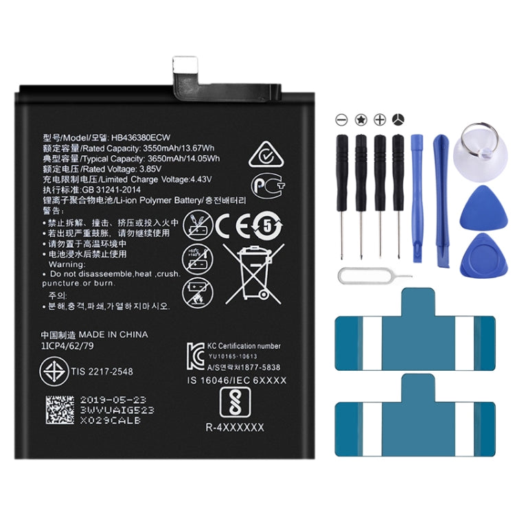 HB436380ECW pour batterie Li-ion polymère Huawei P30