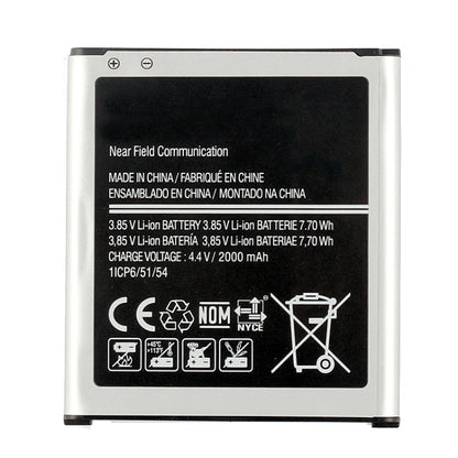Batterie Li-ion rechargeable 2000 mAh pour Galaxy Core Prime / G360 / G3608 / G3609 / G3606 / J2 (2017)