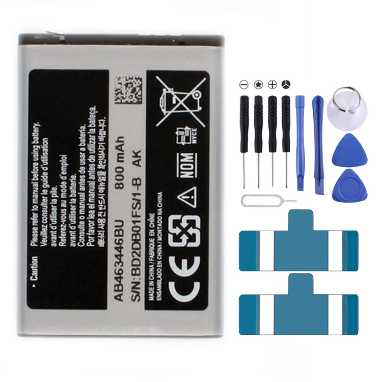 Batterie Li-ion rechargeable 800mAh pour Galaxy C3300K / X208 / B189 / B309 / GT-C3520 / E1228 / GT-E2530