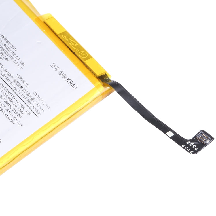Pour Motorola One Vision XT1970-1 3500mAh batterie li-polymère de remplacement KR40