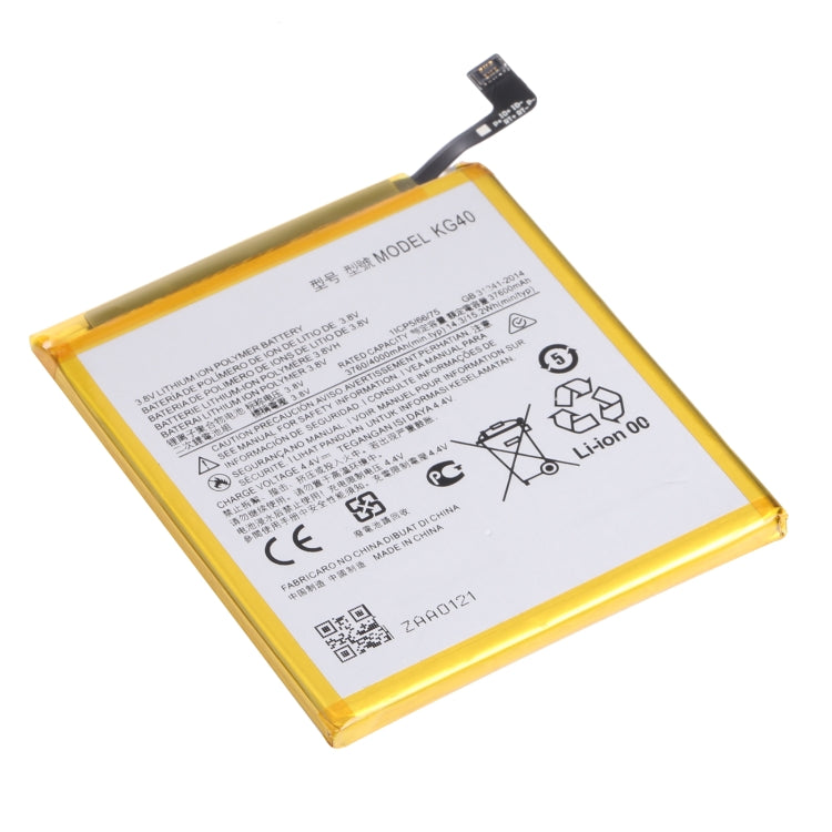 Pour Motorola Moto G8 / Moto G8 Play XT2045-1/XT2015/XT2015-2 4000mAh batterie li-polymère de remplacement KG40