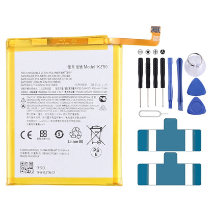 Batterie li-polymère de remplacement, 5000mAh, pour Motorola Moto G8 Power XT2041-1/XT2041-3, KZ50