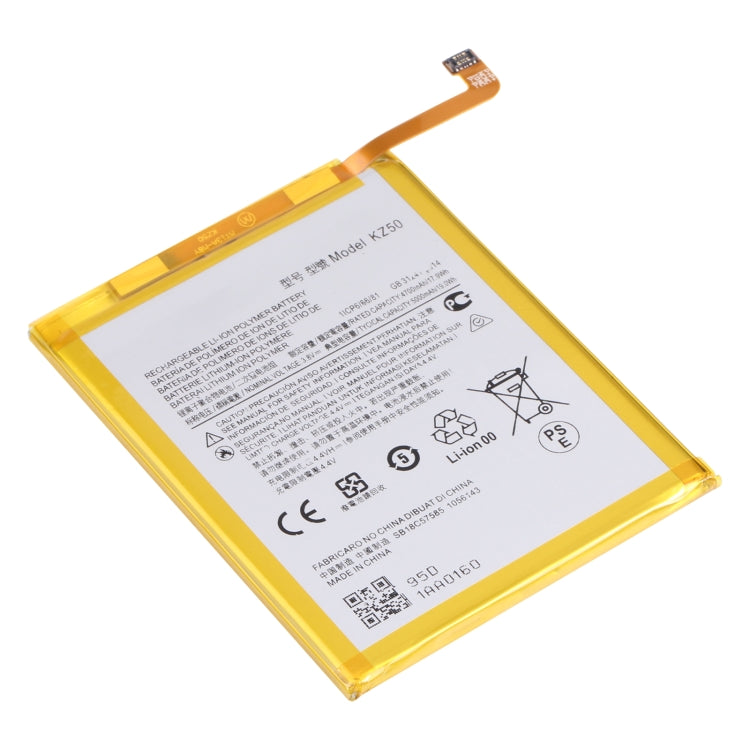 Batterie li-polymère de remplacement, 5000mAh, pour Motorola Moto G8 Power XT2041-1/XT2041-3, KZ50