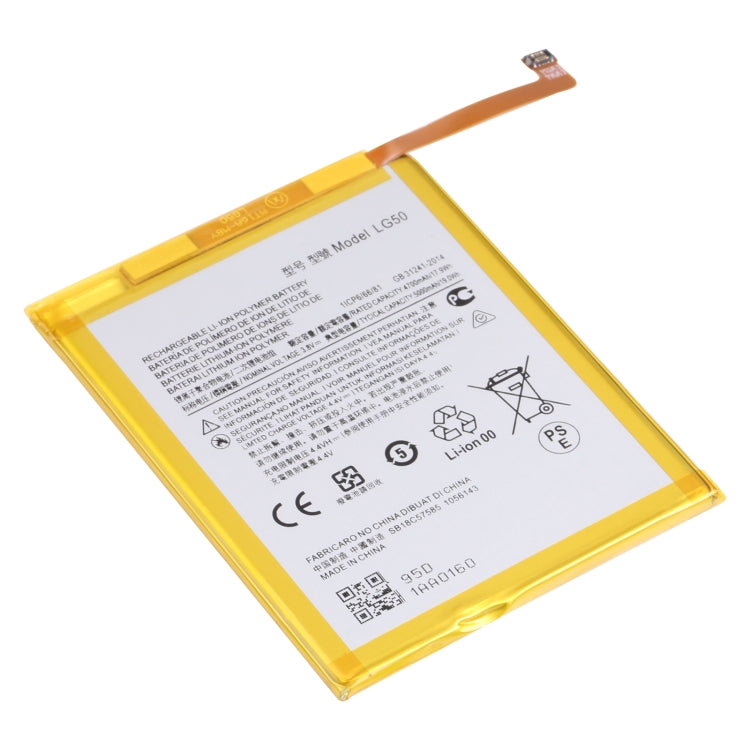 Pour Motorola One Fusion Plus PAKF0002IN 5000mAh batterie li-polymère de remplacement LG50