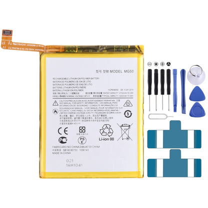 Pour Motorola Moto G9 Plus XT2087-1 5000mAh batterie li-polymère de remplacement MG50