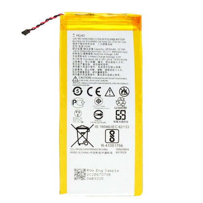 Batterie Li-Polymère 2810mAh HG40 pour Motorola Moto G5 Plus / XT1685