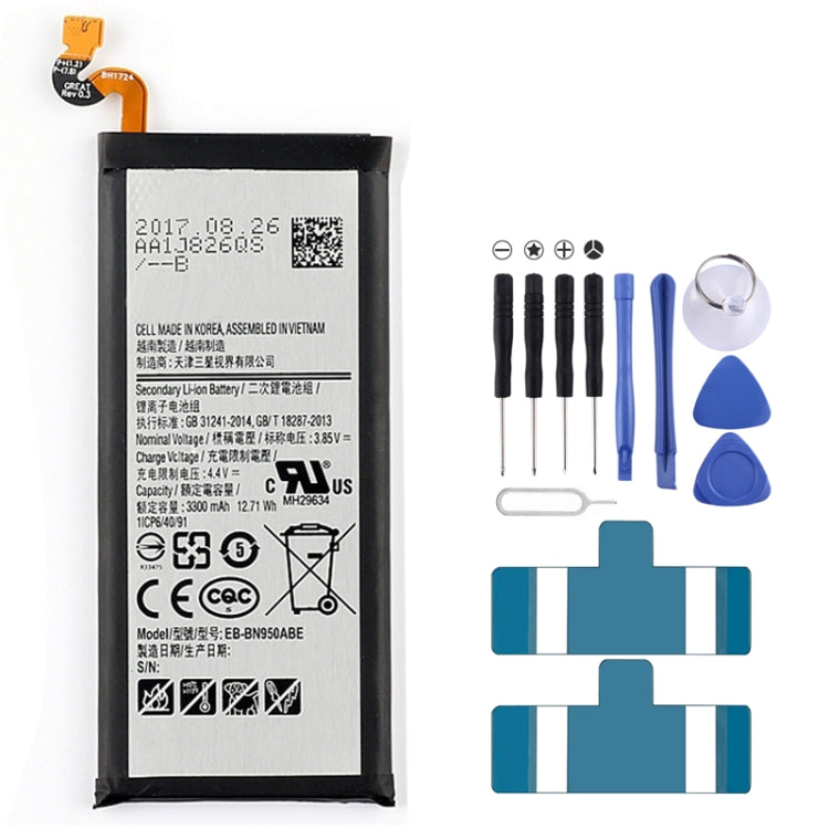 Batterie Li-Polymère 3300mAh EB-BN950ABE pour Samsung Galaxy Note 8 / N9500 / N950A / N950F / N950T / N950V