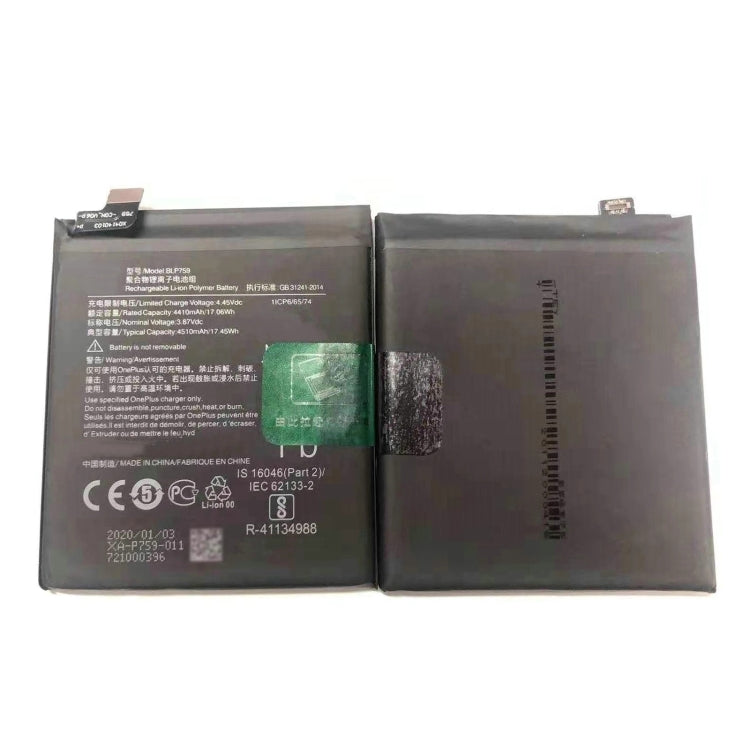 4510mAh BLP759 pour batterie polymère Li-ion OnePlus 8 Pro