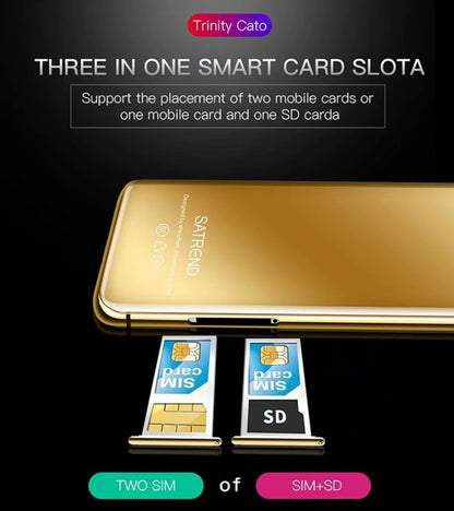 Écran tactile de 2,4 pouces, MTK6261D, prise en charge Bluetooth, FM, GSM, double SIM