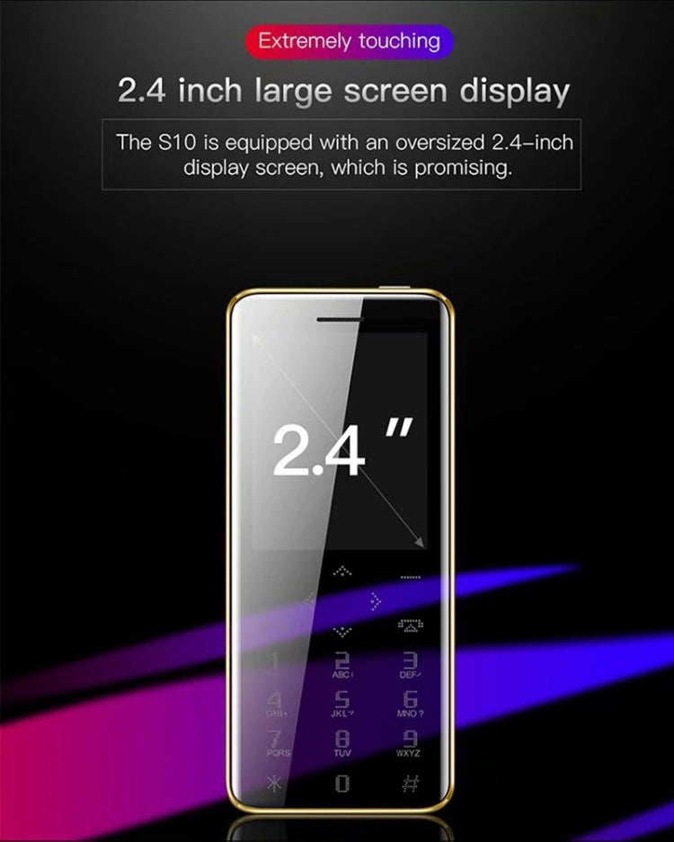 Écran tactile de 2,4 pouces, MTK6261D, prise en charge Bluetooth, FM, GSM, double SIM