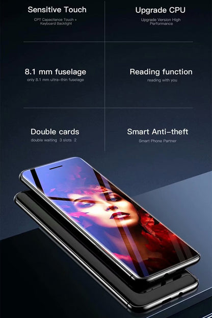 Écran tactile de 2,4 pouces, MTK6261D, prise en charge Bluetooth, FM, GSM, double SIM