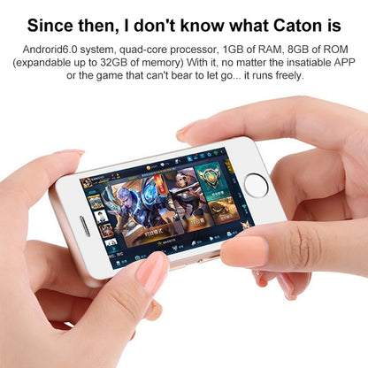 2,45 pouces, Android 5.1 MTK6580 Quad Core, prise en charge Bluetooth/WiFi, réseau : 3G, 1GB+8GB+32GB TF