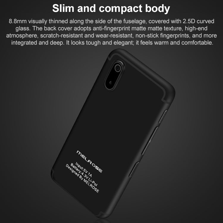 2,45 pouces, Android 5.1 MTK6580 Quad Core, prise en charge Bluetooth/WiFi, réseau : 3G, 1GB+8GB+32GB TF