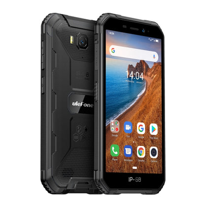 IP68/IP69K étanche à la poussière, aux chocs, identification faciale, batterie 4000 mAh, 5,0 pouces Android 9.0 MTK6580A/W Quad Core jusqu'à 1,3 GHz, réseau : 3G, Armor X6 2GB+16GB