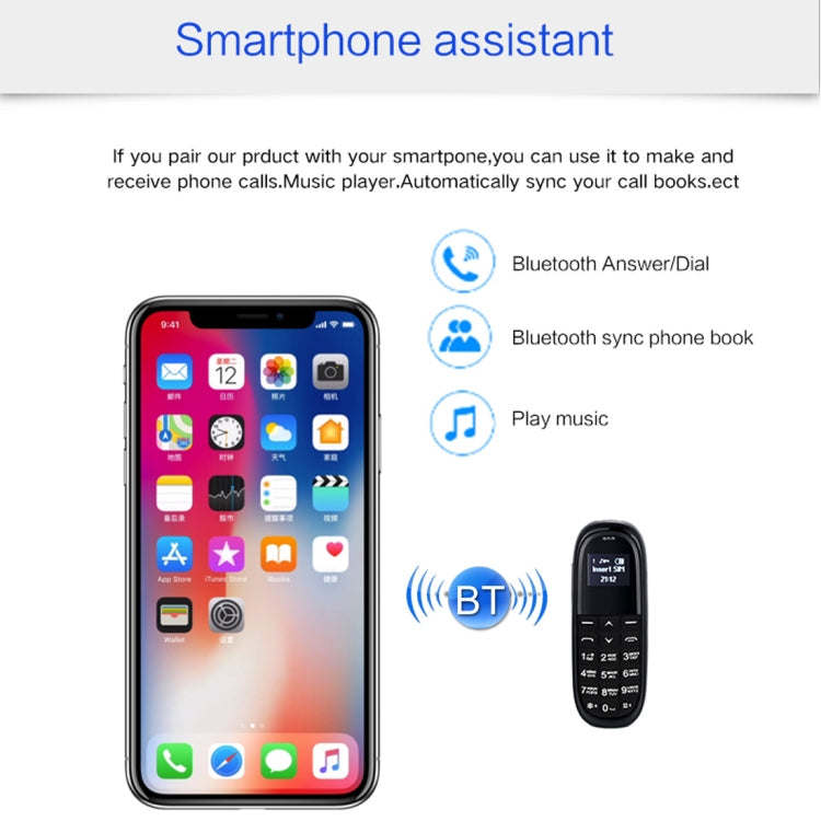 Casque mains libres Bluetooth Dialer, MTK6261DA, anti-perte, SIM unique, réseau : 2G