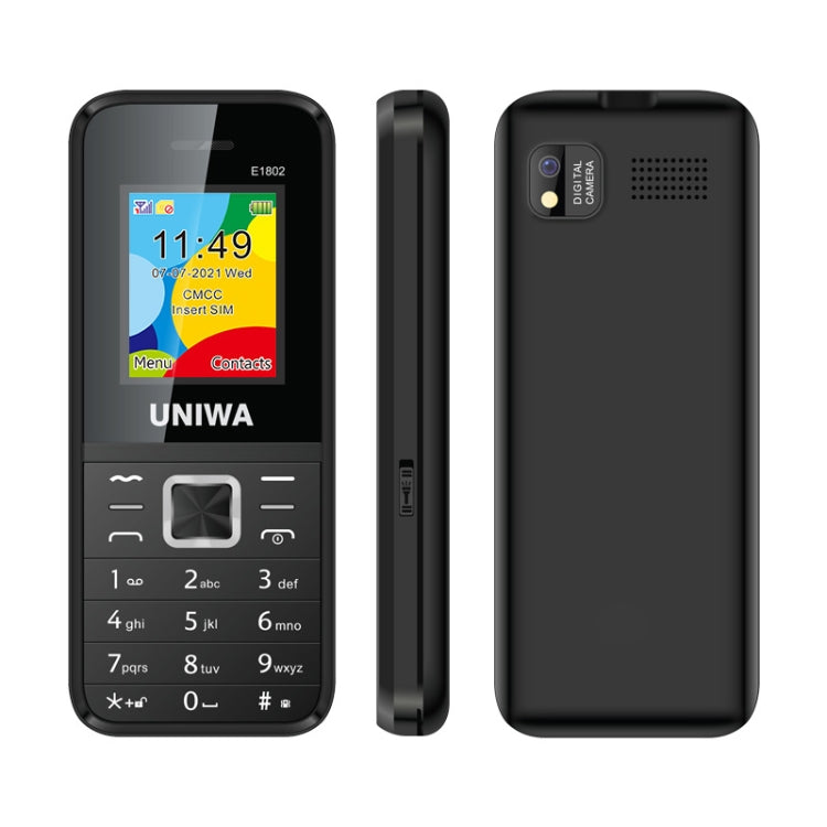 1,77 pouces, batterie 1800mAh, SC6531DA, 21 touches, prise en charge Bluetooth, FM, MP3, MP4, GSM, double SIM