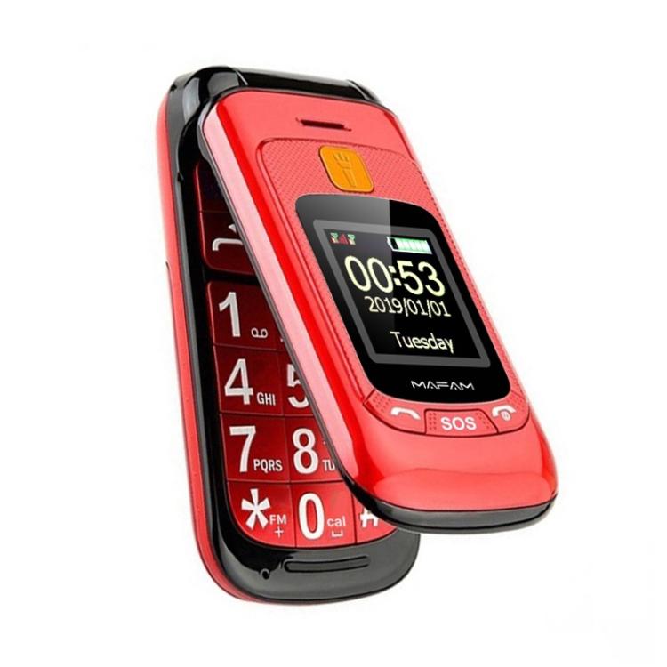 2,4 pouces, 32 Mo + 32 Mo, prise en charge FM, SOS, GSM, numéro de famille, grandes touches, double SIM, EU Plug