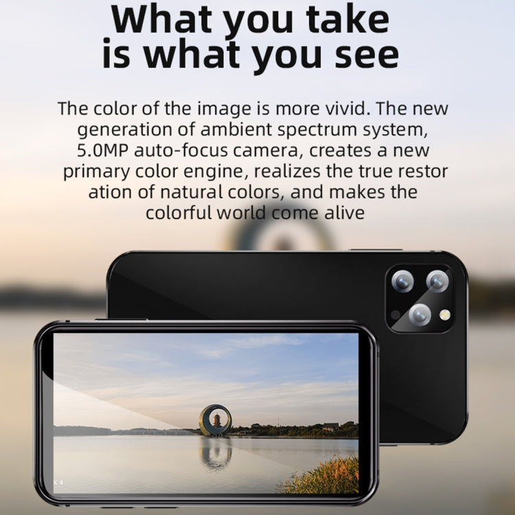 3,0 pouces Android 8.1 MTK6580 Quad Core 1,3 GHz, réseau : 3G, double SIM, version mondiale avec Google Play