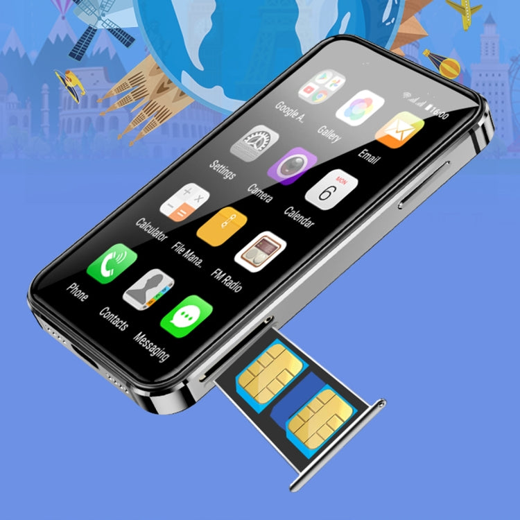 3,0 pouces Android 8.1 MTK6580 Quad Core 1,3 GHz, réseau : 3G, double SIM, version mondiale avec Google Play