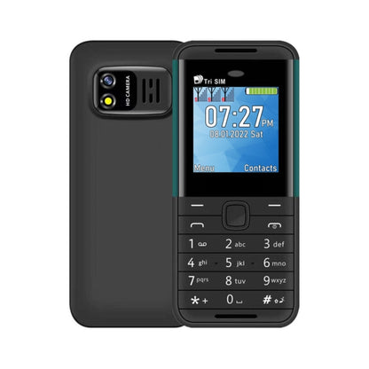 1,33 pouces, MTK6261D, 21 touches, prise en charge Bluetooth, FM, Magic Sound, enregistrement automatique des appels, GSM, Triple SIM, English Key