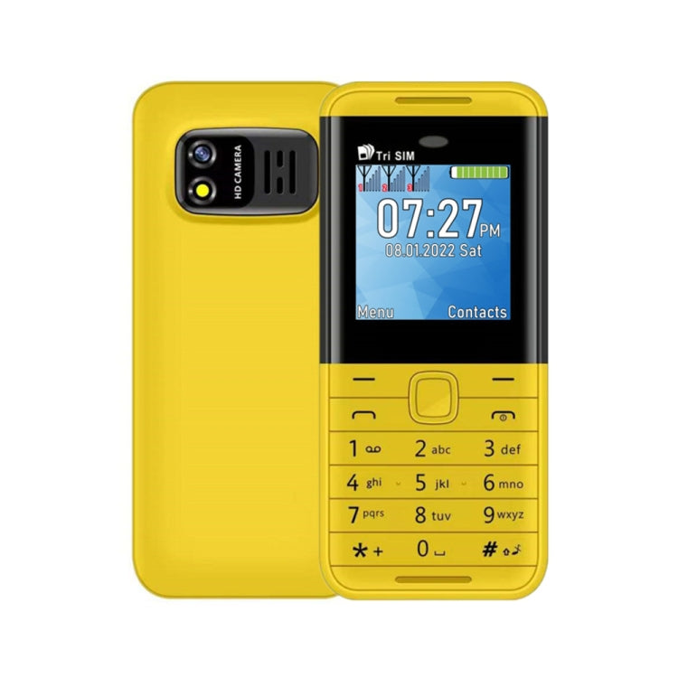 1,33 pouces, MTK6261D, 21 touches, prise en charge Bluetooth, FM, Magic Sound, enregistrement automatique des appels, GSM, Triple SIM, English Key