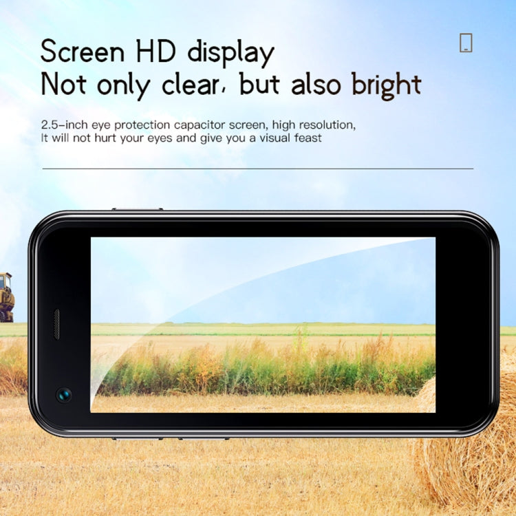 2,5 pouces MTK6580 Quad Core jusqu'à 1,3 GHz, Bluetooth, WiFi, FM, Réseau : 3G, Double SIM, XS13