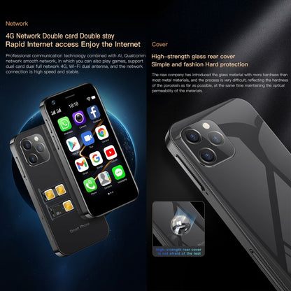 Reconnaissance faciale, 3,0 pouces Android 10.0 MTK6750 Octa Core, Bluetooth, WiFi, FM, OTG, Réseau : 4G, Double SIM, Prise en charge de Google Play, 2GB+16GB