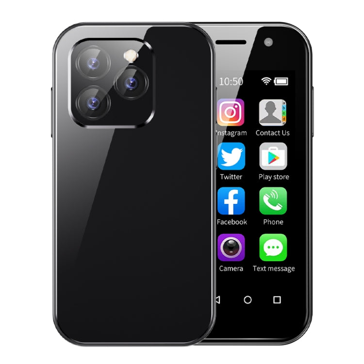 Reconnaissance faciale, 3,0 pouces Android 9.0 MTK6739CW Quad Core jusqu'à 1,28 GHz, OTG, Réseau : 4G, Double SIM, Prise en charge de Google Play, 3GB+64GB