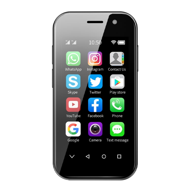 Reconnaissance faciale, 3,0 pouces Android 9.0 MTK6739CW Quad Core jusqu'à 1,28 GHz, OTG, Réseau : 4G, Double SIM, Prise en charge de Google Play, 3GB+64GB