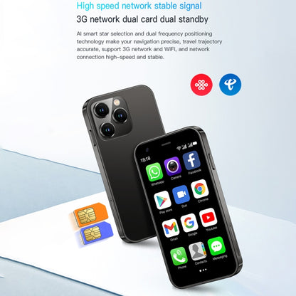 3,0 pouces Android 8.1 MTK6580 Quad Core jusqu'à 1,3 GHz, Bluetooth, WiFi, GPS, Réseau : 3G, Double SIM, SOYES XS15