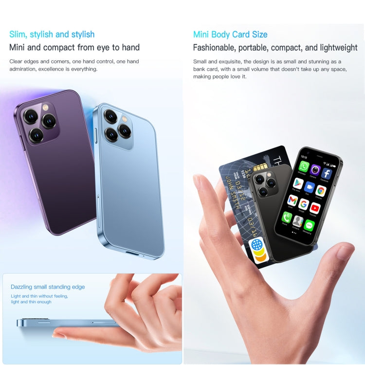 3,0 pouces Android 8.1 MTK6580 Quad Core jusqu'à 1,3 GHz, Bluetooth, WiFi, GPS, Réseau : 3G, Double SIM, SOYES XS15