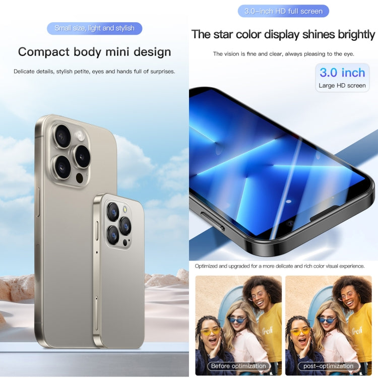 SOYES XS18 Pro, 2 Go + 16 Go, 3,0 pouces Android 9.0 MTK6580 Quad Core, Réseau : 3G, Double SIM, XS18 Pro