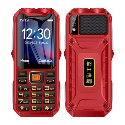 Téléphone pour personnes âgées Q8-1 triple preuve, batterie 16800 mAh, 2,4 pouces, 21 touches, Bluetooth, lampe de poche LED, FM, SOS, double SIM, réseau : 4G, Q8-1 4G