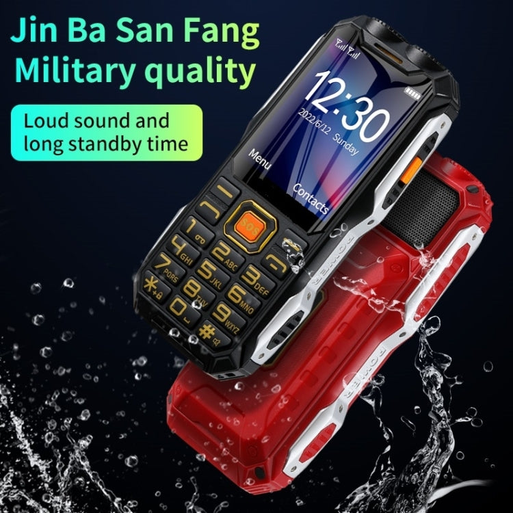 Téléphone pour personnes âgées Q8-1 triple preuve, batterie 16800 mAh, 2,4 pouces, 21 touches, Bluetooth, lampe de poche LED, FM, SOS, double SIM, réseau : 4G, Q8-1 4G
