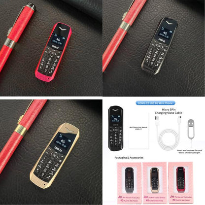 Mini téléphone 4G LONG-CZ S60, écran 1,77 pouce, processeur Unisoc T107, lampe torche LED, 21 touches, réseau 4G, une seule carte SIM