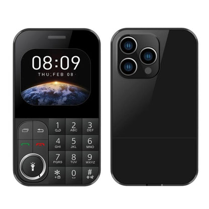 Téléphone portable V9 Card, 2,01 pouces, MTK6261D, prise en charge Bluetooth, FM, torche, GSM, double SIM