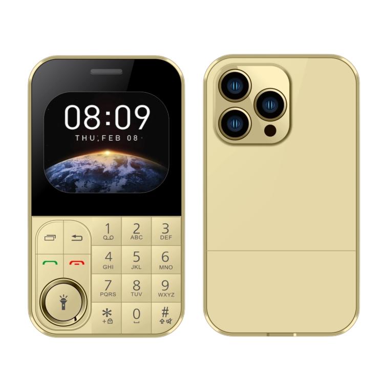 Téléphone portable V9 Card, 2,01 pouces, MTK6261D, prise en charge Bluetooth, FM, torche, GSM, double SIM