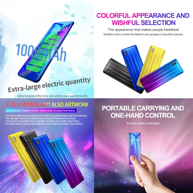 Ulcool V99, 1,54 pouces, MTK6261D, prise en charge de la synchronisation Bluetooth, numérotation Bluetooth, FM, anti-perte, GSM, double SIM