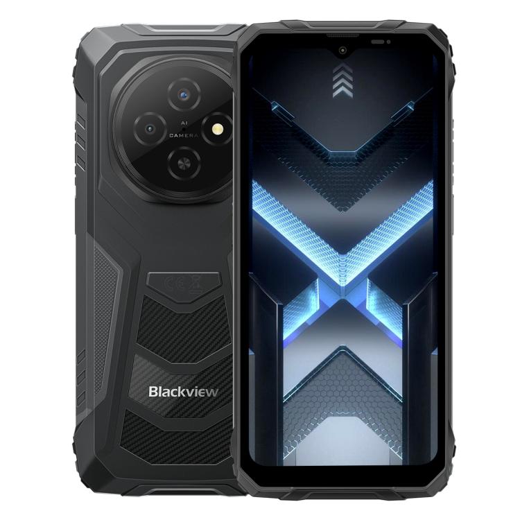 Blackview FORT 1, 4 Go + 128 Go, écran 6,56 pouces, Android 15, processeur octocœur Unisoc UMS9230E T615, réseau : 4G, OTG, NFC, 4GB+128GB