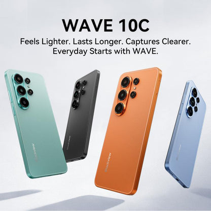 Blackview WAVE 10C, 4 Go + 32 Go, écran 6,88 pouces, Android 16, processeur octocœur Unisoc UMS312/T310, réseau : 4G, OTG, WAVE 10C, 4GB+32GB