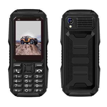 Téléphone à touches Q7 3G, batterie 3600 mAh, écran 2,4 pouces, SOS, 21 touches, double SIM, réseau 3G, compatible WhatsApp et Facebook
