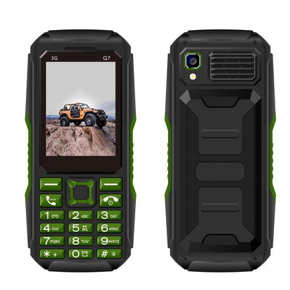 Téléphone à touches Q7 3G, batterie 3600 mAh, écran 2,4 pouces, SOS, 21 touches, double SIM, réseau 3G, compatible WhatsApp et Facebook