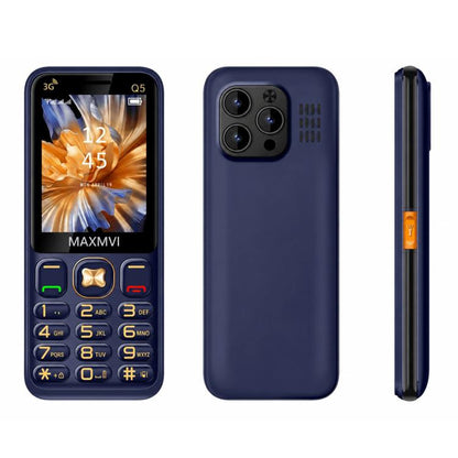Téléphone à touches Q5 3G, batterie 3600 mAh, écran 2,4 pouces, SOS, 21 touches, double SIM, réseau 3G, compatible WhatsApp et Facebook