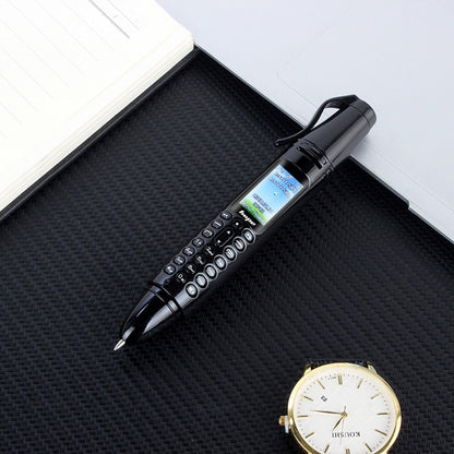 Stylo d'enregistrement multifonctionnel à réduction de bruit à distance avec écran couleur de 0,96 pouces, double SIM, double veille, prise en charge Bluetooth, GSM, lumière LED, écriture manuscrite